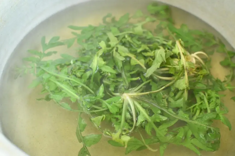 A little freshness in summer, claypot rice with cured cabbage~ step 0