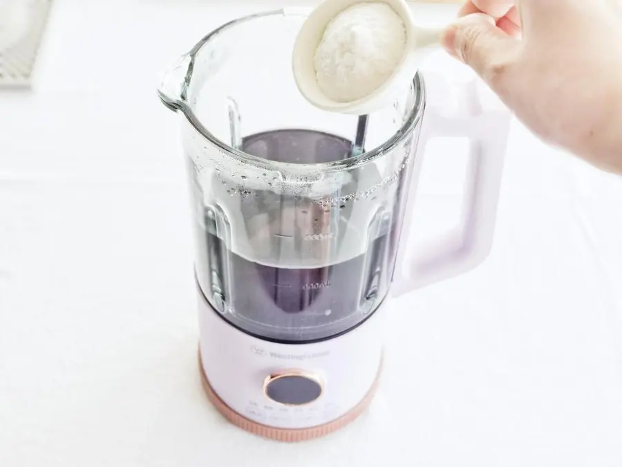 Butterfly pea flower coconut milk sago dew step 0