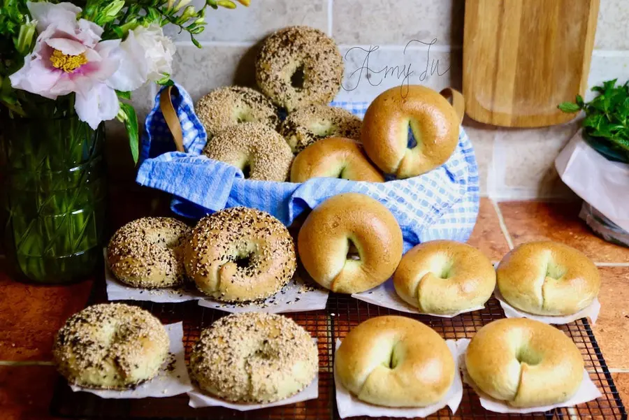 【Eat a bite of summer】 Small fresh mint bagels