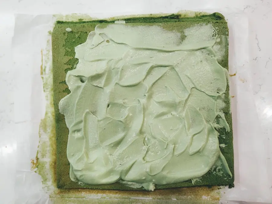 Summer Little Fresh, Matcha Cream Cake Roll (Four Eggs Method) step 0