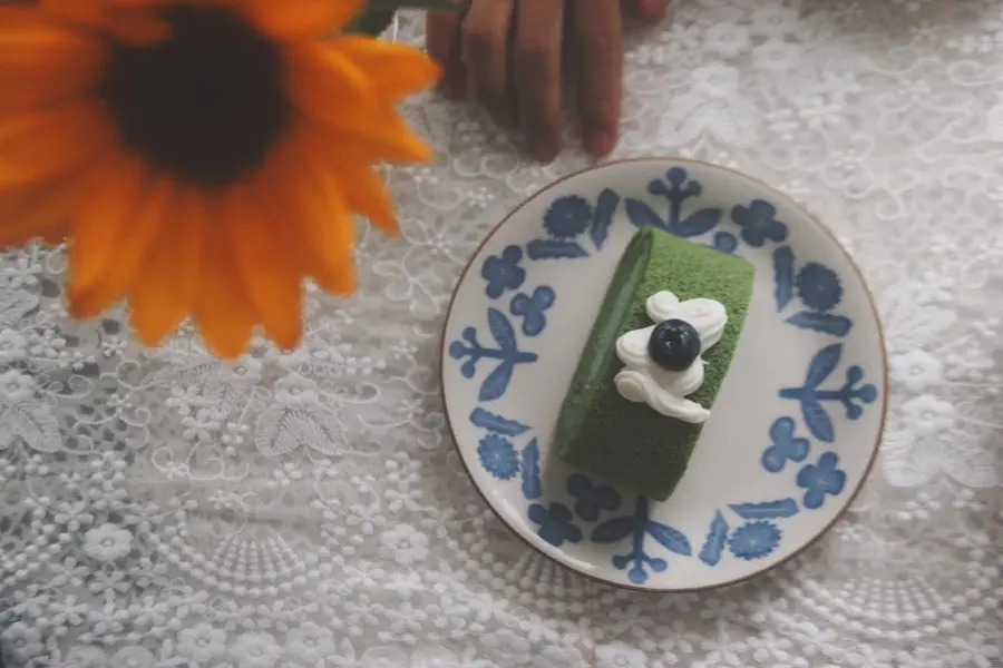 Summer Little Fresh, Matcha Cream Cake Roll (Four Eggs Method) step 0