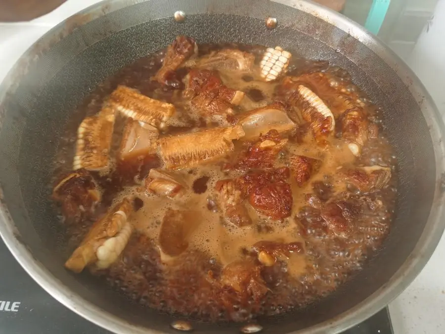 Braised pork ribs and corn, a national treasure master recipe step 0