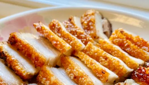 Crispy roast pork that succeeds in one attempt