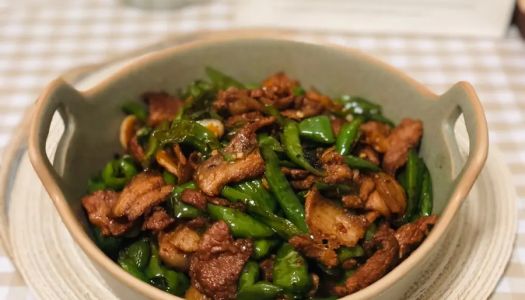 Hunan stir-fried pork