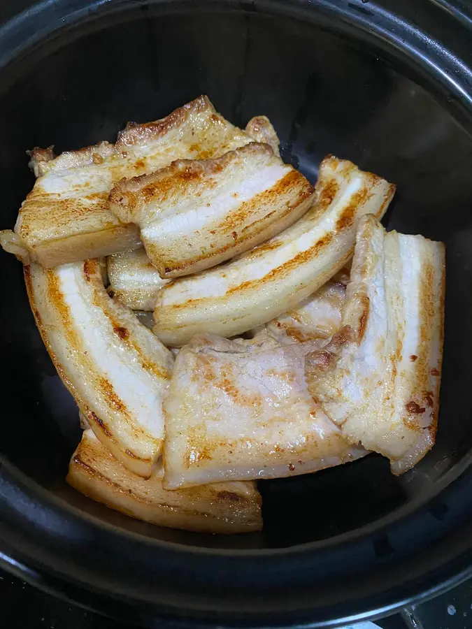 You can eat two bowls of rice with meat step 0