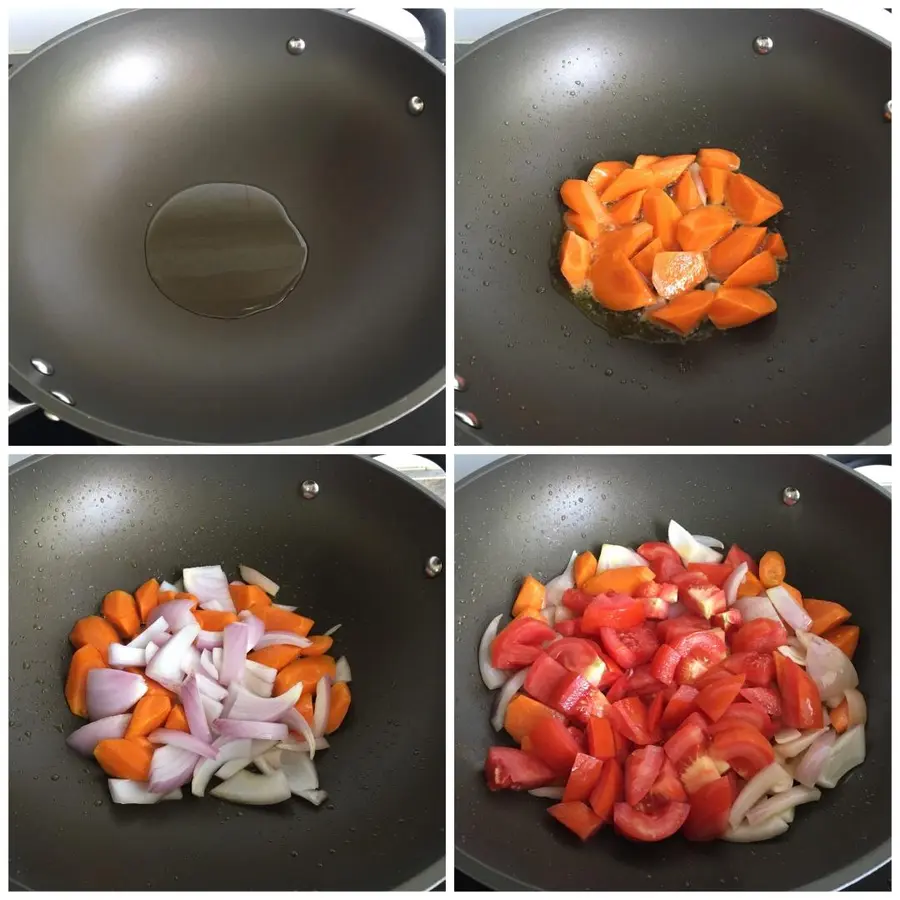 Beef brisket stewed with tomato and potatoes step 0