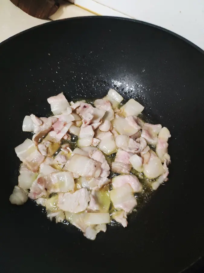 Farmhouse stir-fried meat step 0