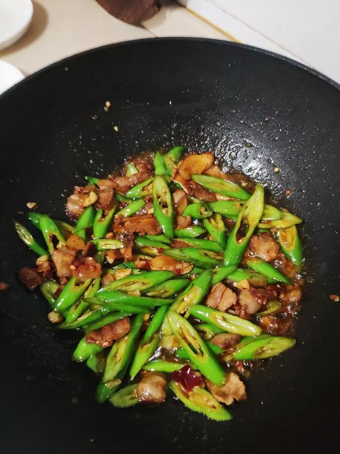 Farmhouse stir-fried meat step 0