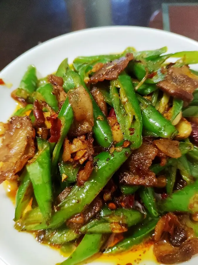 Farmhouse stir-fried meat step 0