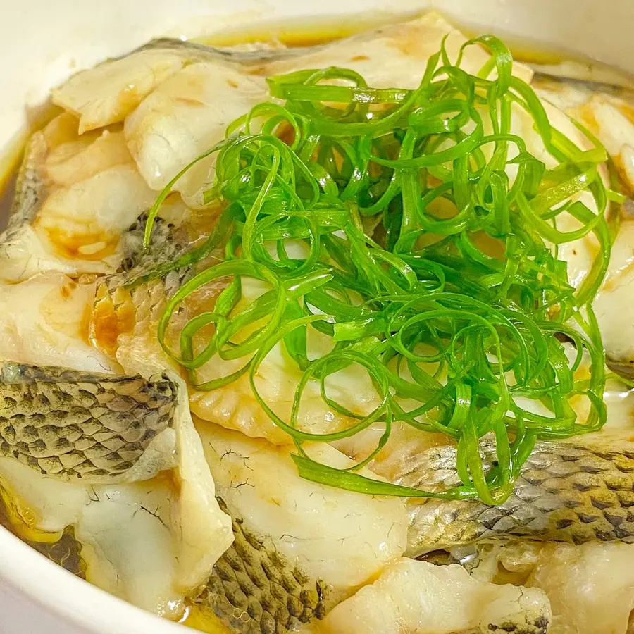 Steamed sea bass fillet step 0