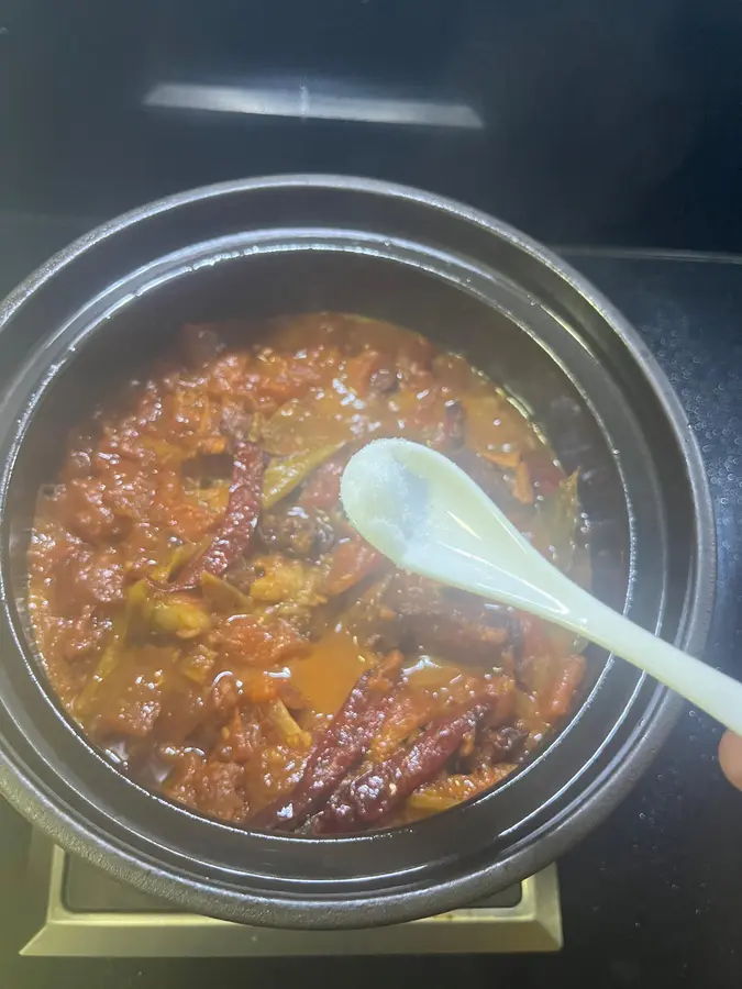 I can eat three bowls of rice with this stewed beef brisket with tomatoes! step 0