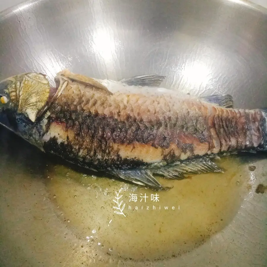 Zero failure braised crucian carp step 0