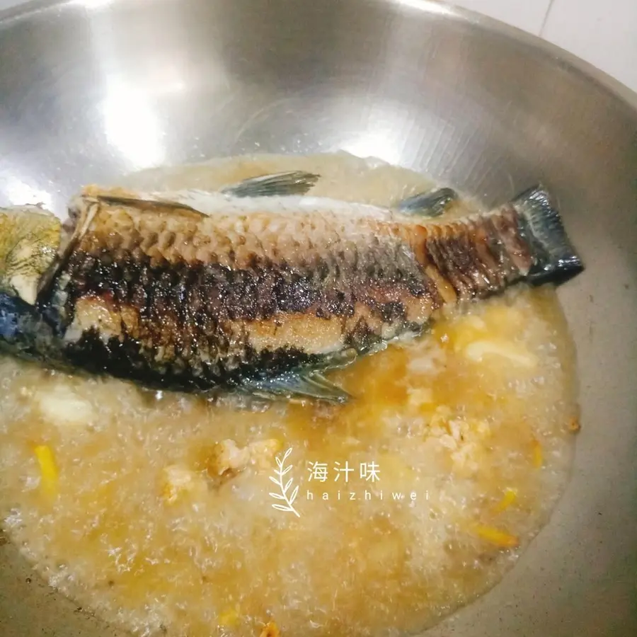 Zero failure braised crucian carp step 0