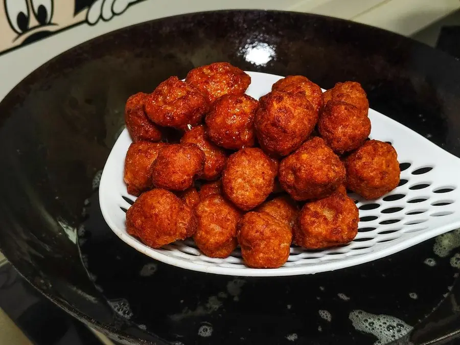 Chinese New Year's Eve Rice Hometown Fried Pork  Meatballs Fried Meatballs step 0