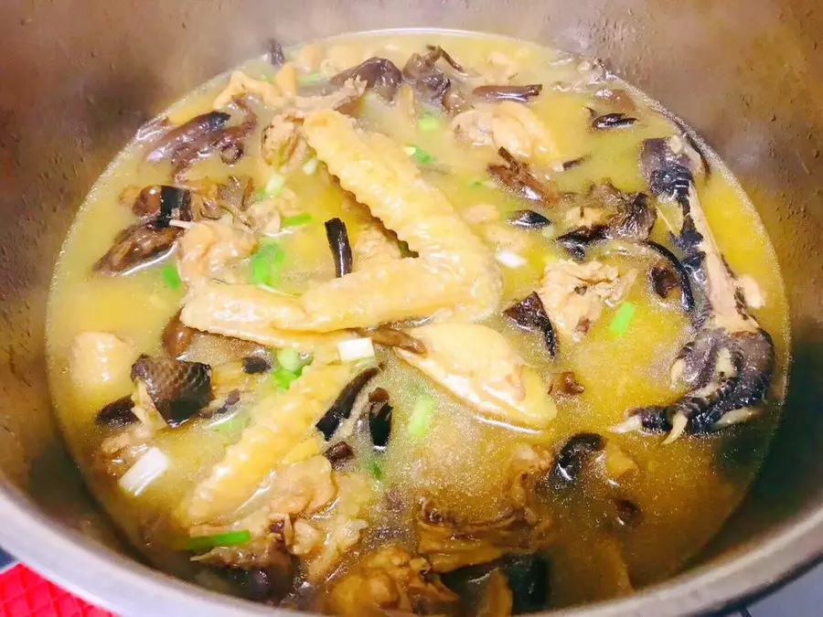 Northeast banquet dish ~ chicken stewed mushrooms step 0