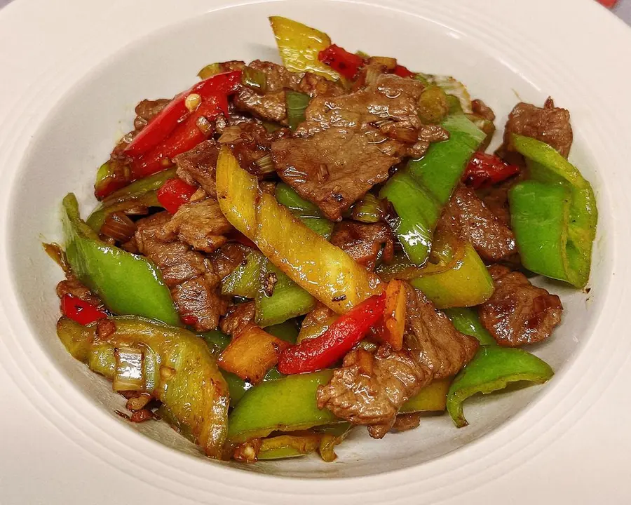 Home-style stir-fried beef (tender and smooth) step 0