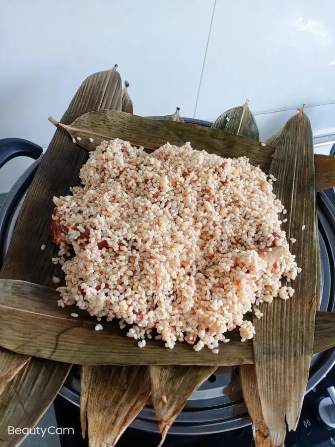 Family version of steamed pork ribs with glutinous rice step 0