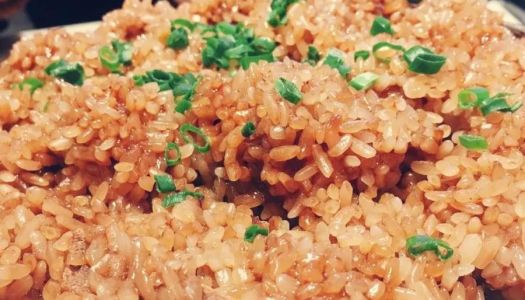 Family version of steamed pork ribs with glutinous rice