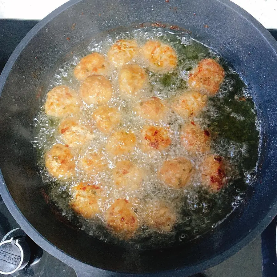 Fried meatballs step 0