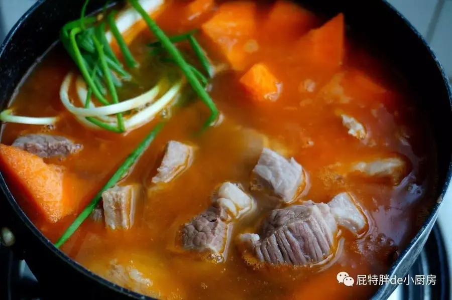 Beef brisket stew with tomato (fragrant) step 0