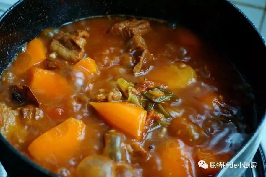 Beef brisket stew with tomato (fragrant) step 0