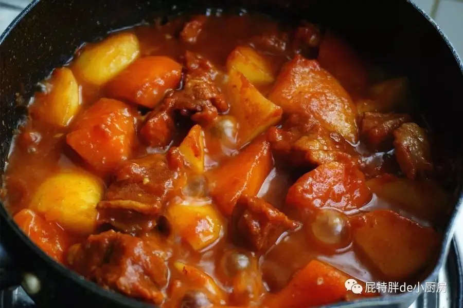 Beef brisket stew with tomato (fragrant) step 0