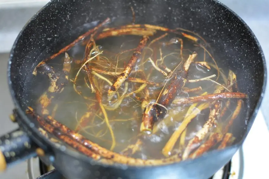 Five-finger peach baked pork ribs ~ really fragrant step 0