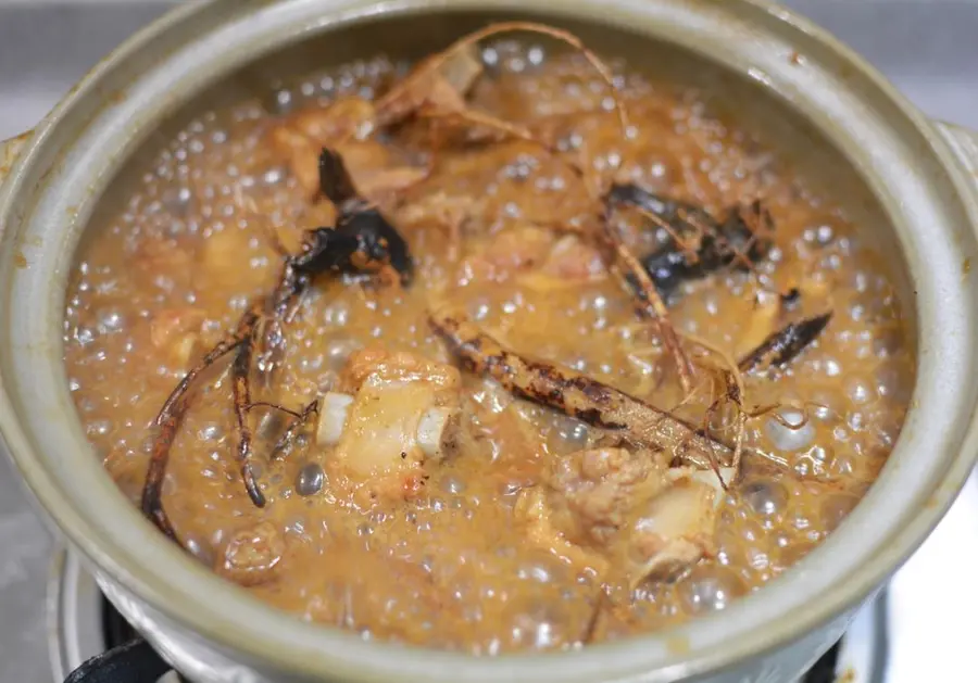 Five-finger peach baked pork ribs ~ really fragrant step 0