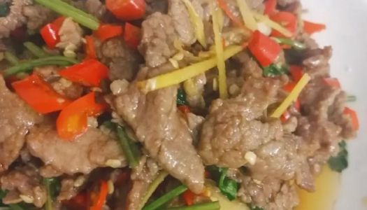 Stir-fried beef (super delicious that can also be made by whites!!) ）