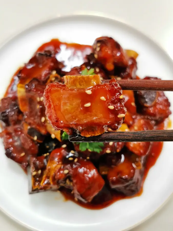 Sweet and sour pork ribs (with less oil, no fried sugar, home-cooked method, easy to understand, sweet and sour and palatable) step 0