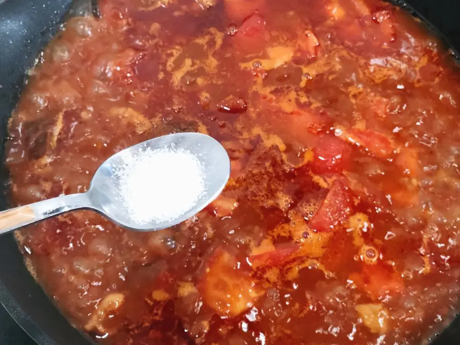 Tomato brisket The method is simple and super rice step 0