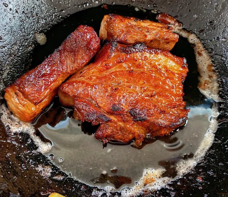 Fried pork belly step 0