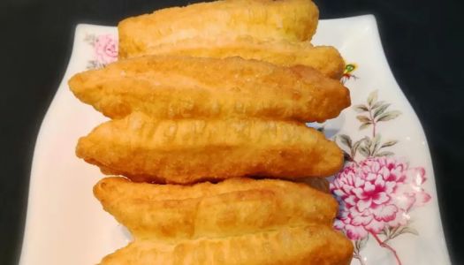 Kuaishou breakfast ~ homemade fritters (yeast version, no baking powder, leavening agent)