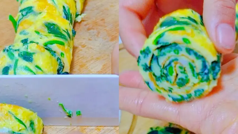 Spinach egg rolls step 0