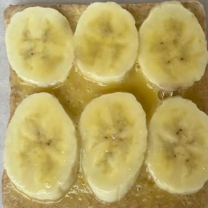 Delicious non-fat â—ï¸ banana roasted ãŠ™ï¸ toast five minutes fast breakfast step 0