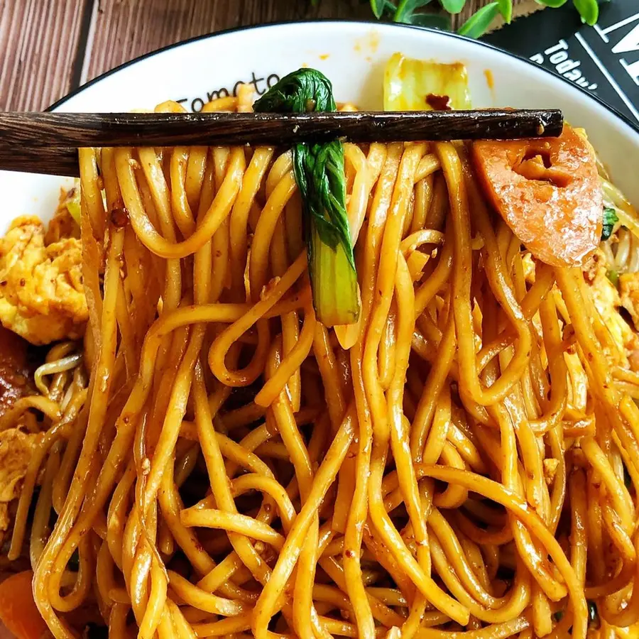  The simplest and best home-cooked fried noodles step 0