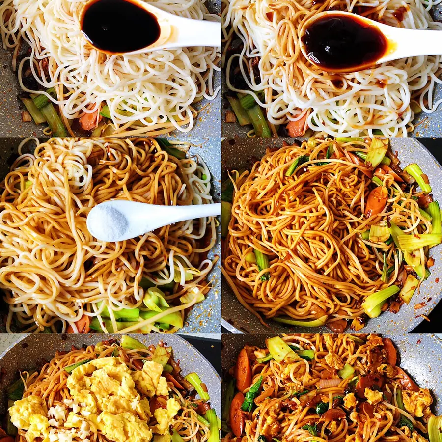  The simplest and best home-cooked fried noodles step 0