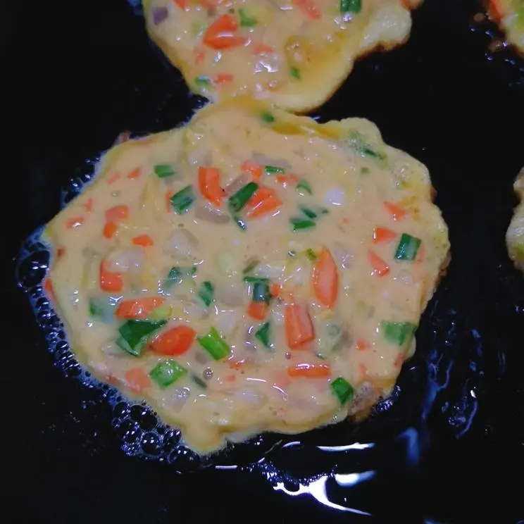 ã€Collectionã€‘Adults and children love to eat, fast breakfast, vegetable omelettes step 0