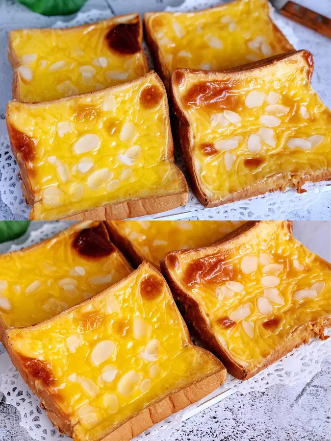 Super thick rock roasted cheese toast, fast breakfast, must make it once, it is so delicious