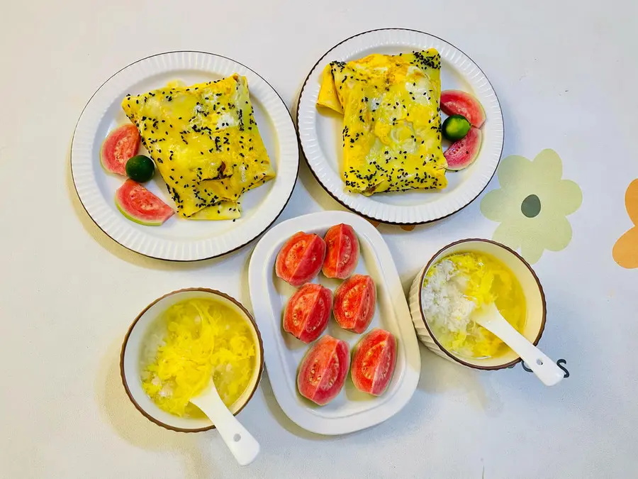 Elementary school students try different ways to make breakfast and don't repeat it every week step 0