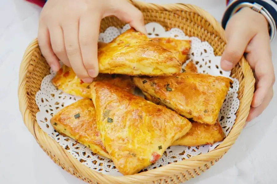 【Chive Pork Floss Scone】|No baking powder|Kuaishou breakfast