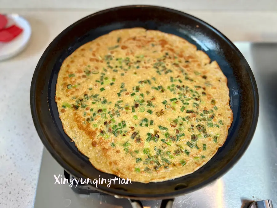 Whole wheat green onion egg cake (whole wheat pancake) step 0