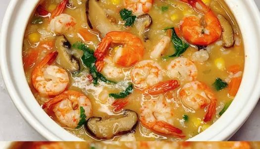 Fresh enough to drop your eyebrows! Super invincible and delicious shrimp casserole porridge