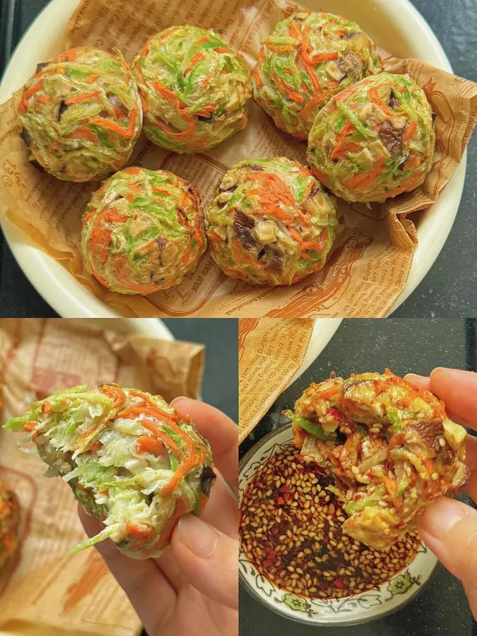 Chinese Fat Reduction Breakfast|51 calories/oil-free version of carotene balls