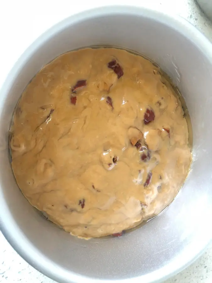 Simple and zero failure, brown sugar hair cake, jujube cake, 