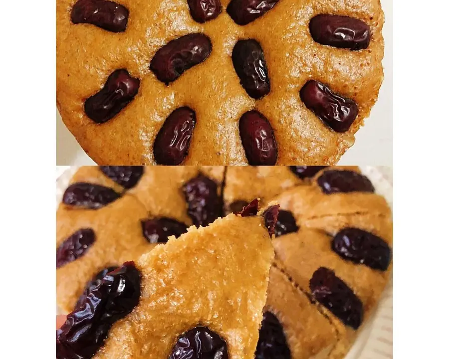 Simple and zero failure, brown sugar hair cake, jujube cake, 