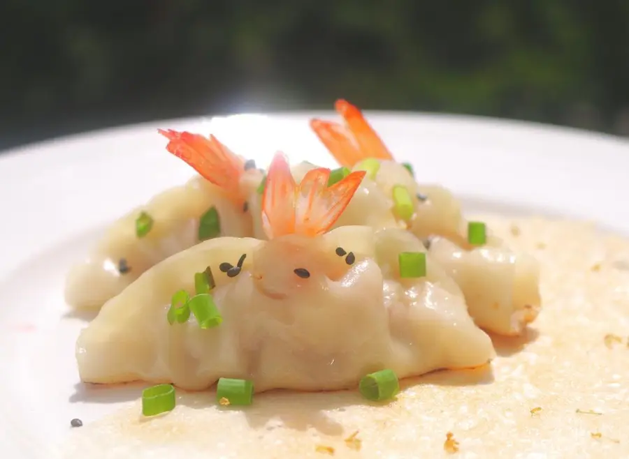 Shrimp potstickers step 0