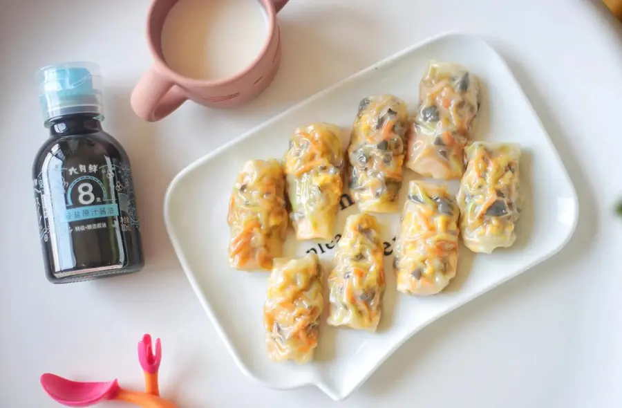 Summer Assorted Vegetable Rolls|Babies also have a good appetite!