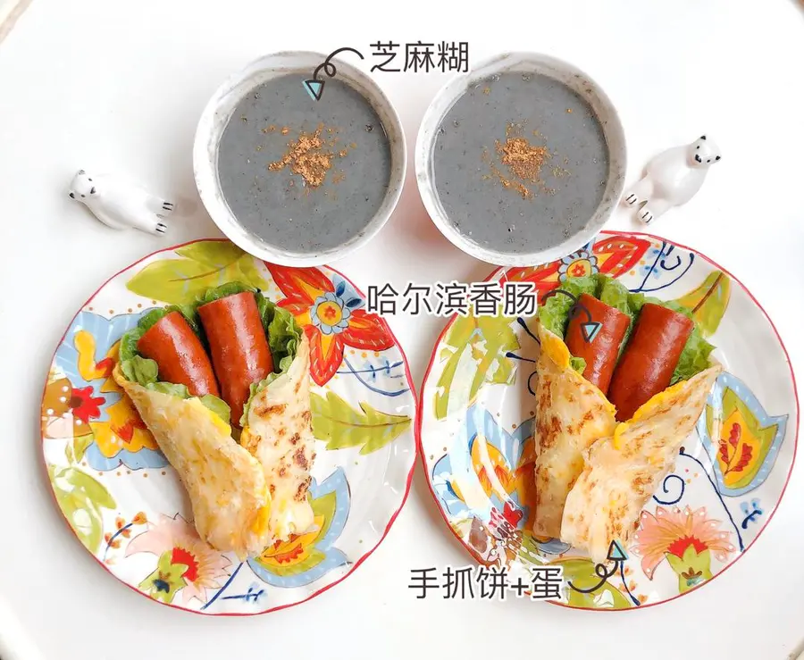 Simple and fast hands, high-value creative breakfast, Chinese and Western mix and match are not the same step 0