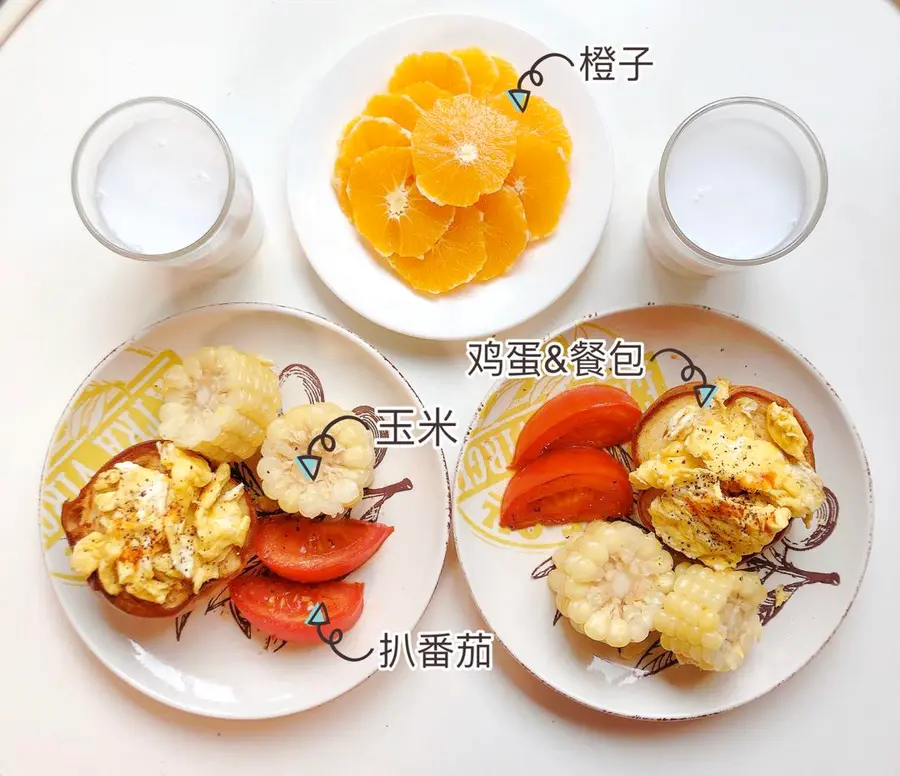 Simple and fast hands, high-value creative breakfast, Chinese and Western mix and match are not the same step 0